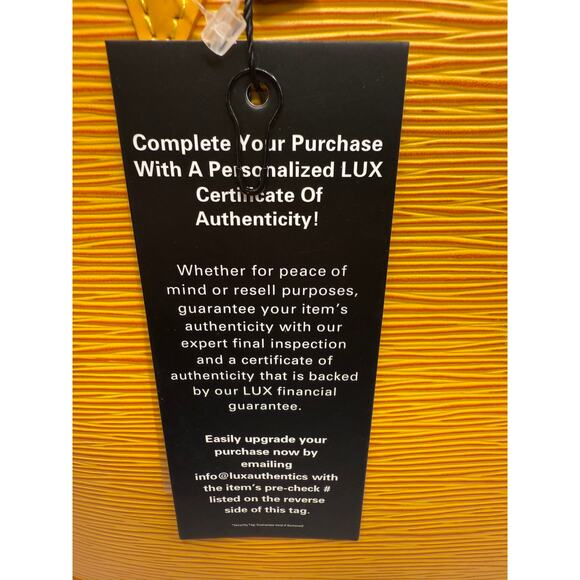 Louis Vuitton Lussac Shoulder Bag in in Yellow Epi Leather - Picture 9 of 9